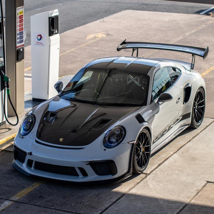 OEM PORSCHE EXPOSED CARBON FIBRE WEISSACH BONNET