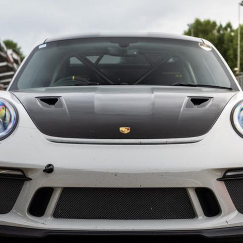 OEM PORSCHE EXPOSED CARBON FIBRE WEISSACH BONNET