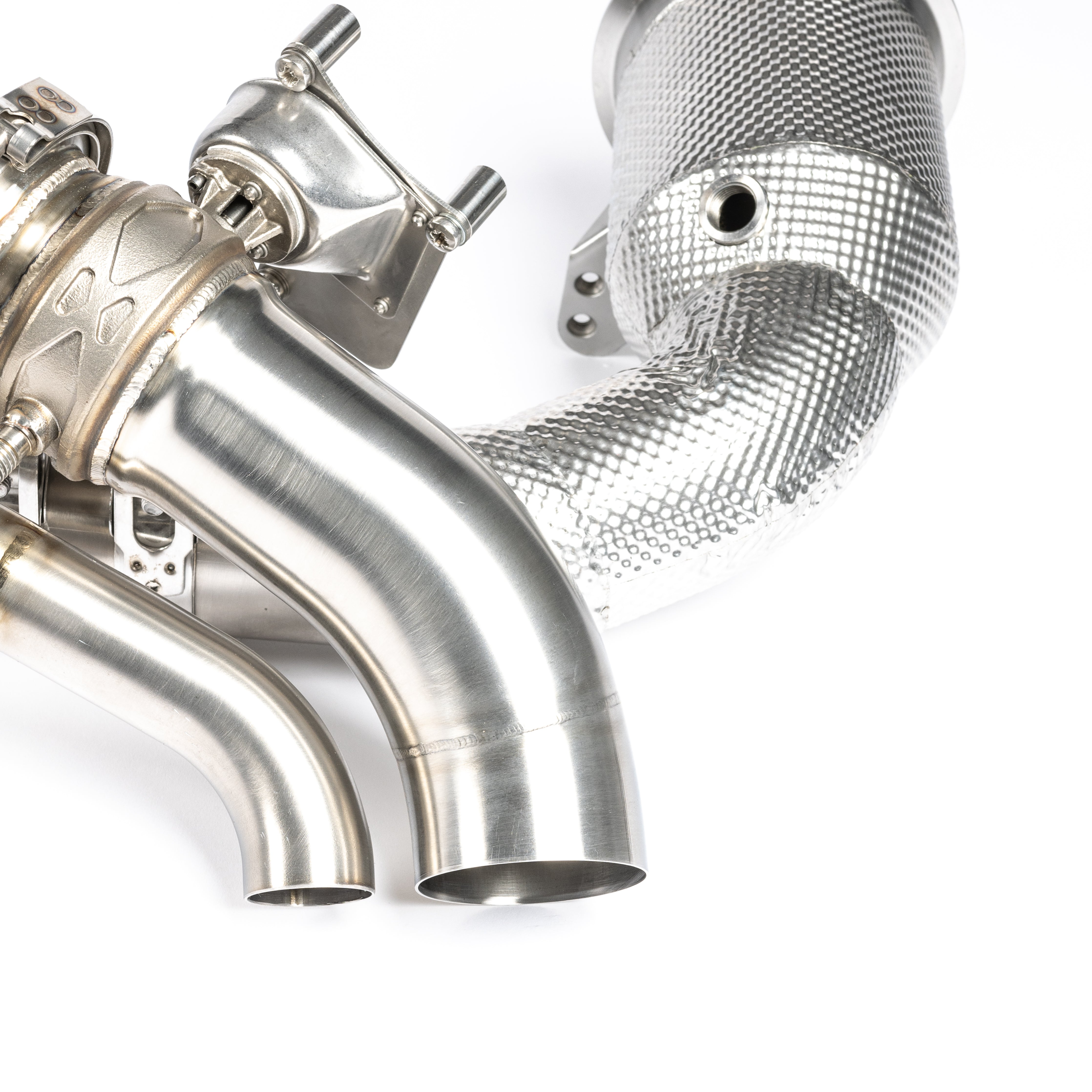 TITANIUM RACE PIPE (VALVED / HEAT SHIELDED RACE CATS)