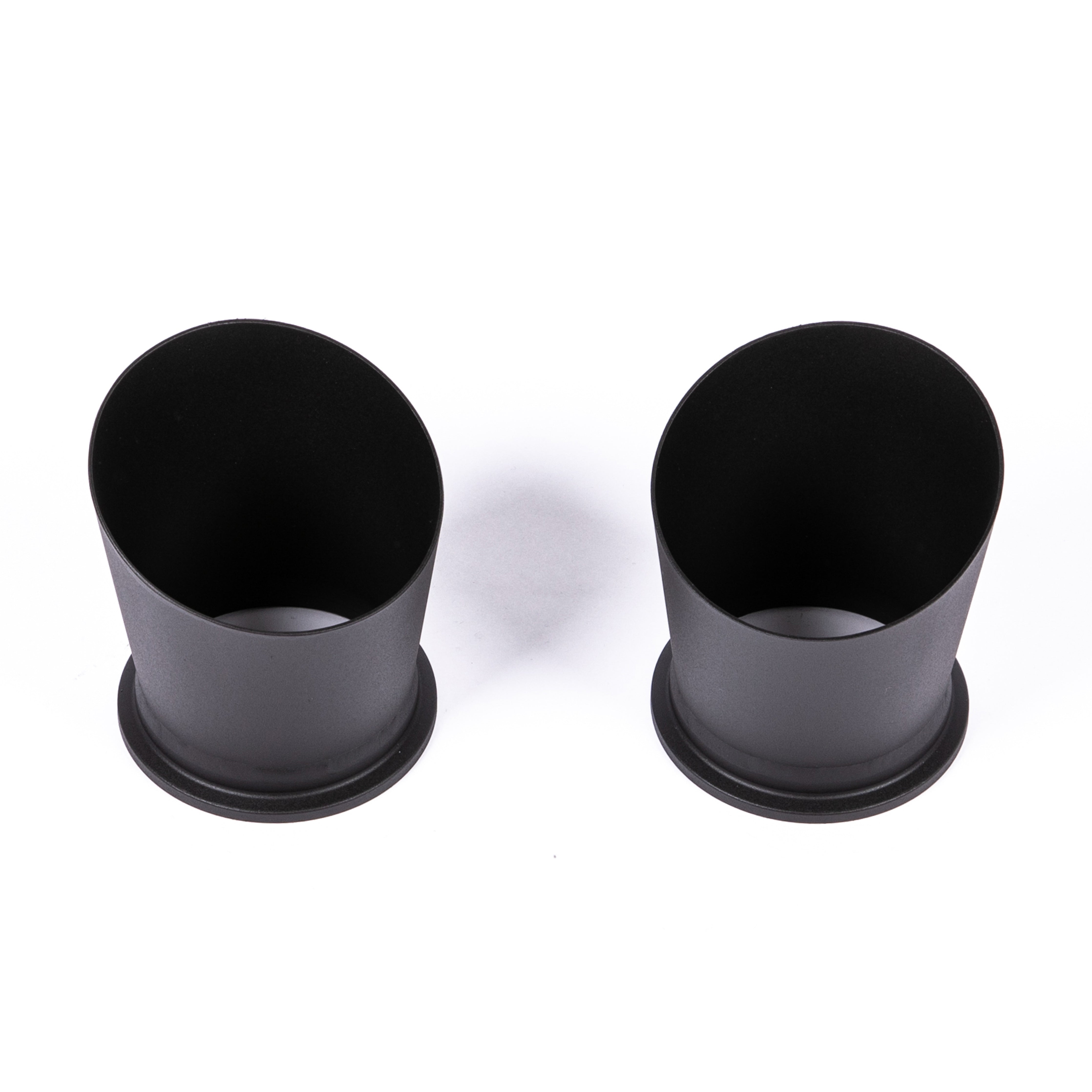 MEGAPHONSPITZEN AUS TITAN (SCHWARZ BESCHICHTET)