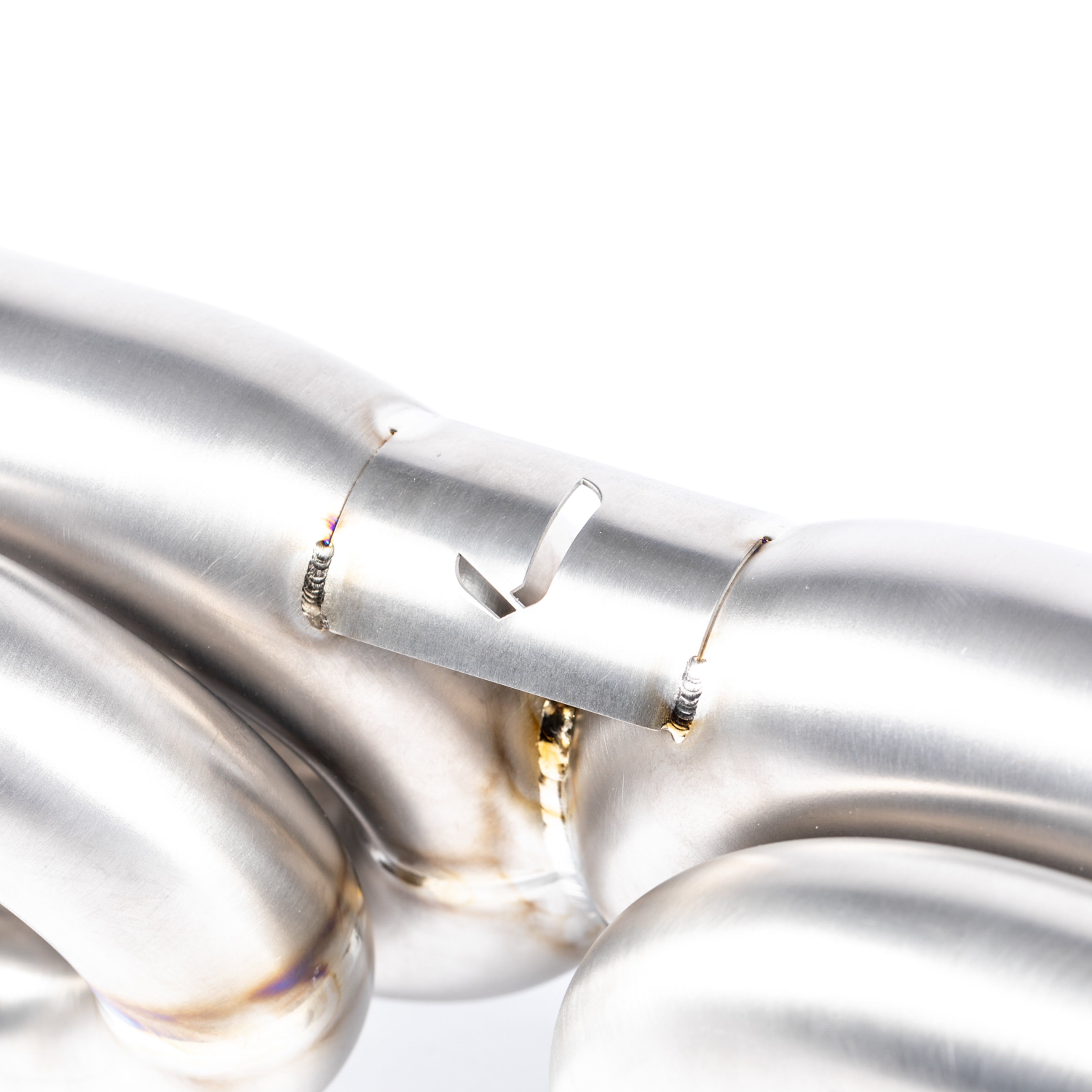 TITAN-NICHT-SCHALLDÄMPFER-VENTIL-RENNROHR (INCONEL-GEROLLTE SPITZEN)
