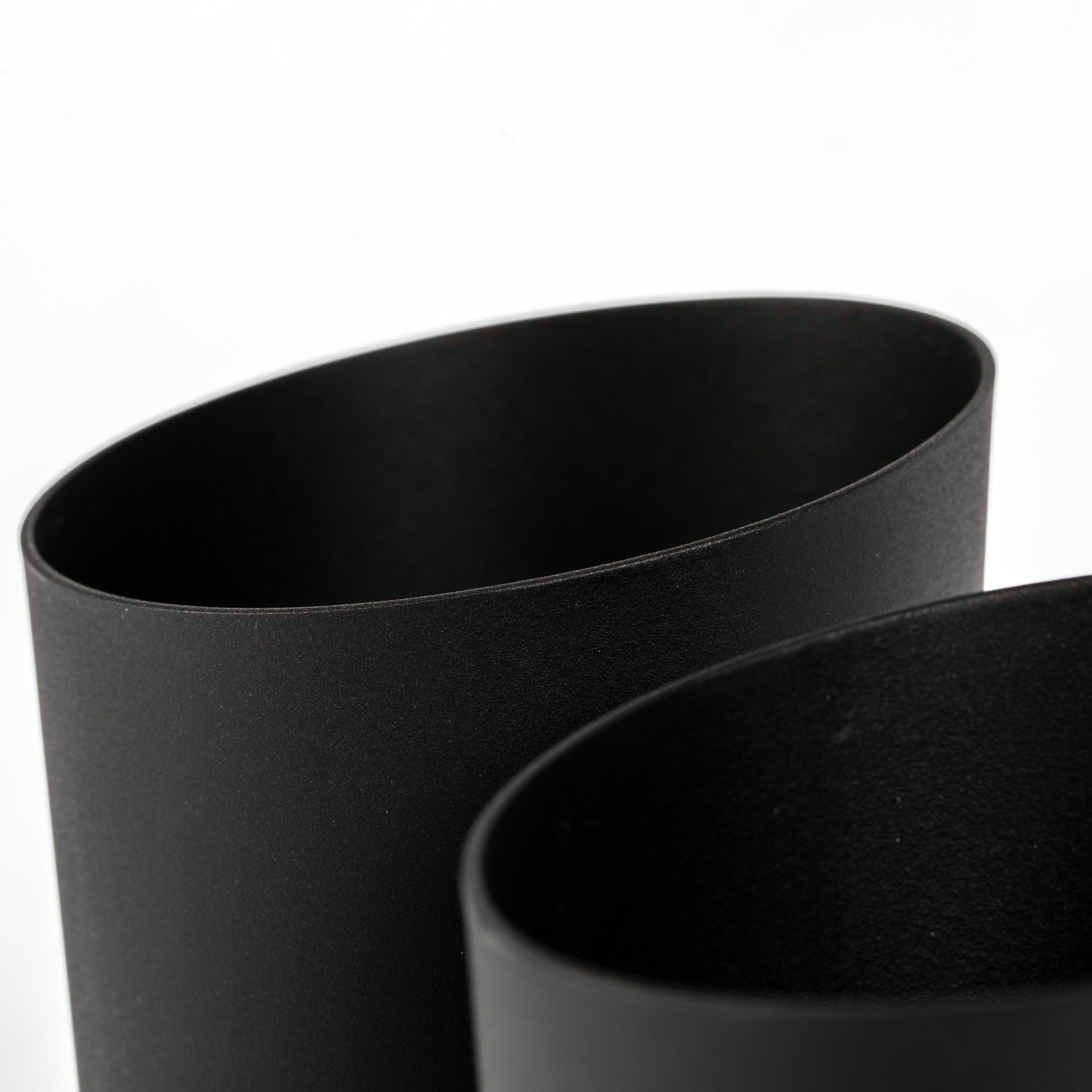 TITAN-AUSPUFFSPITZEN (MEGAPHON - SCHWARZ BESCHICHTET)