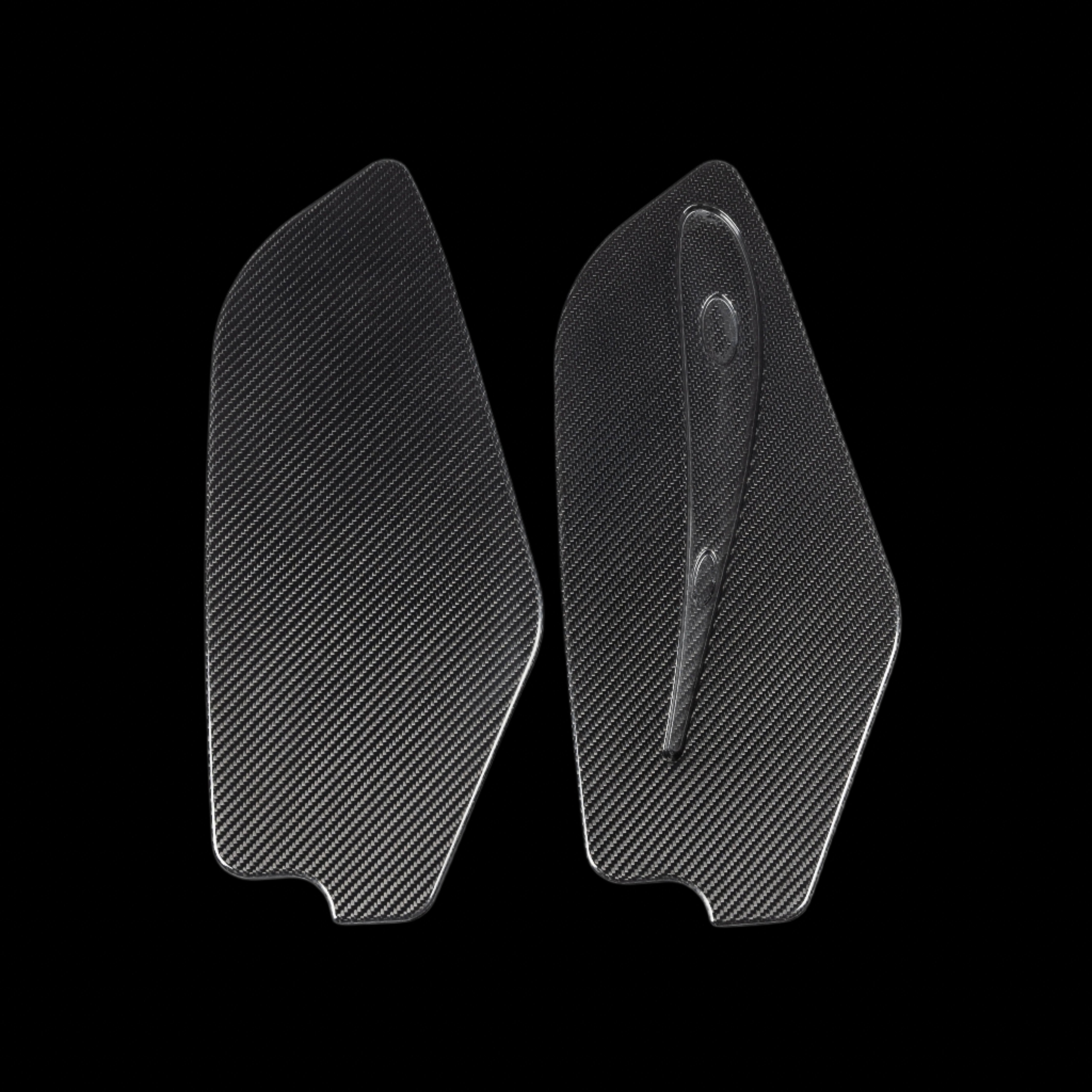 (BF) (718 GT4 RS) CARBON FIBRE WING END PLATES